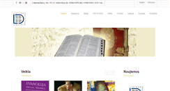 Desktop Screenshot of biblijosdraugija.lt
